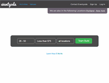 Tablet Screenshot of eventyoda.com
